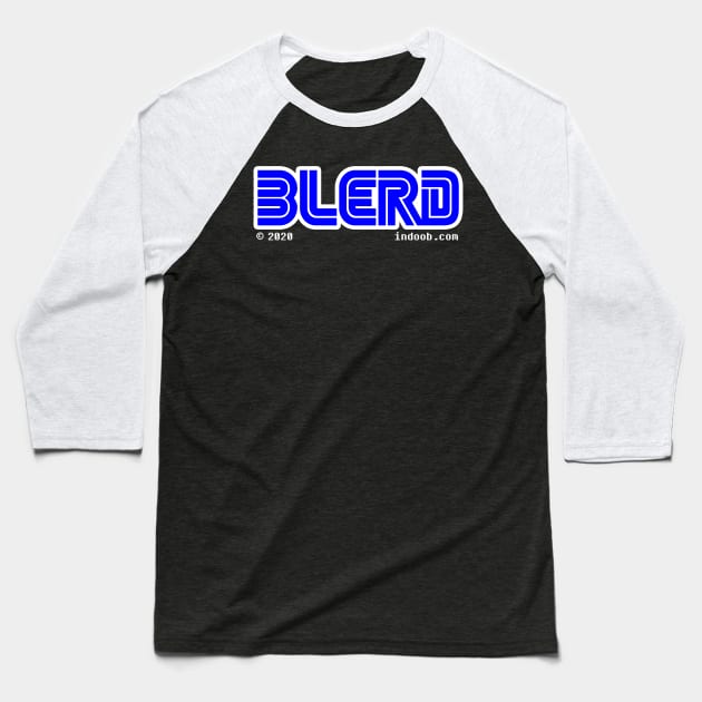 Black Sega Nerd Baseball T-Shirt by tsterling